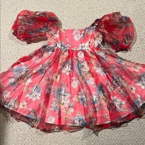 Floral Puff Sleeve Dress